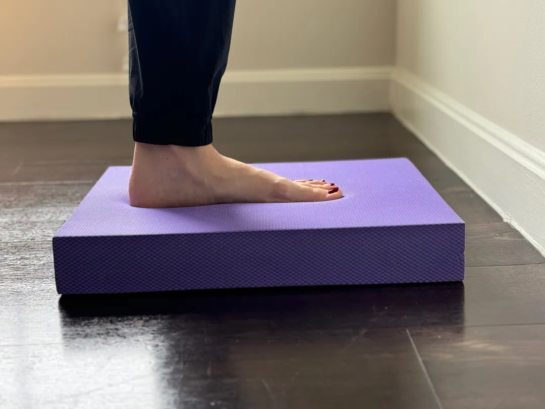 balance training, balance pad, physical therapy for balance training, physical therapy for fall prevention